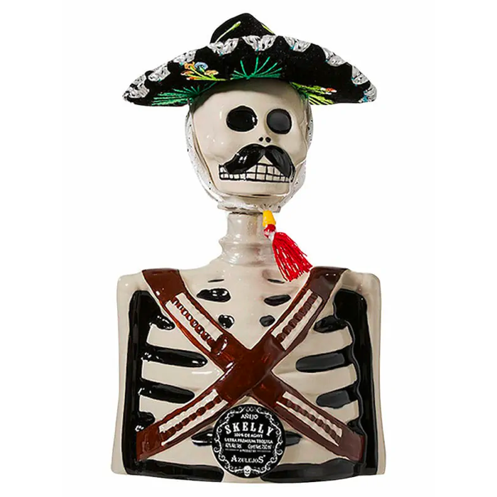 los-azulejos-skelly-anejo-bullet-w-mustache-tequila